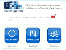 Tablet Screenshot of excelsupersite.com